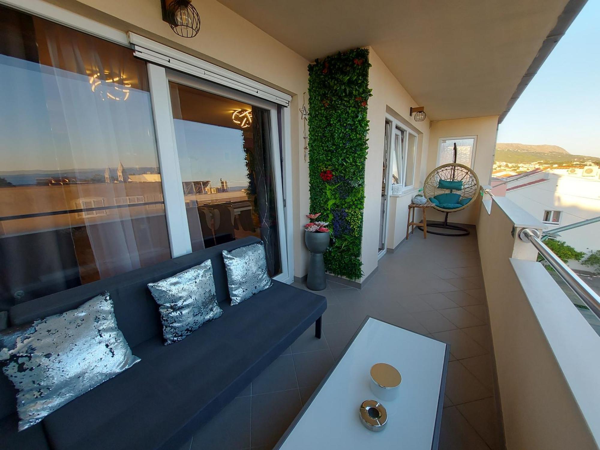 Summer Orchid - Spacious Duplex By The Beach & Ps5 Stobreč Dış mekan fotoğraf